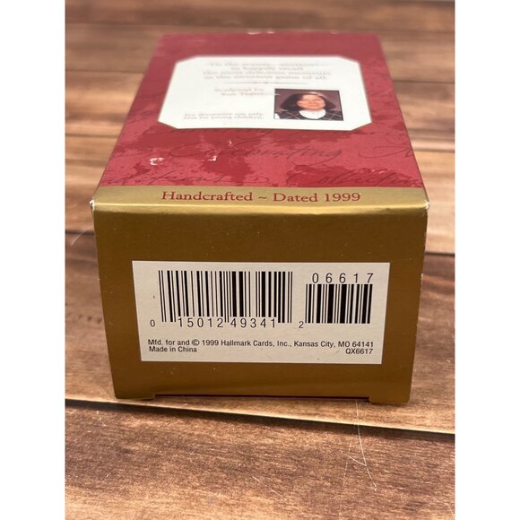 1999 HALLMARK ORNAMENT QX6617 ICE CREAM SUNDAE GOLFER MOUSE BY SUE TAGUE - Picture 4 of 10